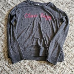 Choose happy crew neck
